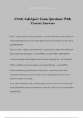 USAG SafeSport Exam Questions With Correct Answers