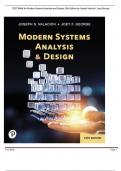 Test Bank For Modern Systems Analysis and Design, 10th Edition by Joseph S Valacich Joey F. George Chapter 1-12