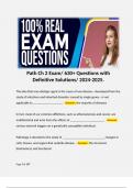 Path Ch 2 Exam/ 630+ Questions with Definitive Solutions/ 2024-2025.