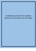 Pharmacology And The Nursing Process 9th Edition Lilley Test Bank.