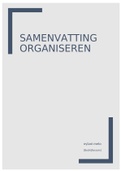 Organisatiekunde duidelijke samenvatting