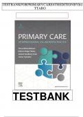 TEST BANK FOR Buttaro: Primary Care: A Collaborative Practice/ Interprofessional Collaborative Practice 6TH EDITION. All Chapters 1- 228 Questions And Answers/ All Answers Are Correct. ultimate guide graded A+