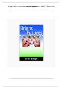 TEST BANK  For: Bright Futures Guidelines for Health Supervision of Infants, Children, and Adolescents 4th Edition | ultimate Guide' guaranteed succes!!!