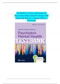 Test Bank ; Davis Advantage for Psychiatric Mental Health Nursing 10th Edition{ by Karyn I. Morgan and Mary C. Townsend}complete solutions ;Grade A+