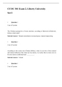CCOU 301 Exam 2 (Set-1) complete Solutions