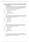 Chapter 3 Ion channels as targets of psychopharmacological drug action