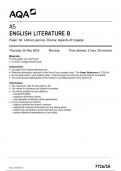 AQA English Literature 7716 1A question paper EnglishLiteratureB AS 16May 2024