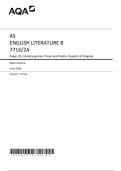 AQA English Literature AQA 7716 2A marking scheme June 2024