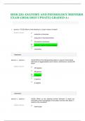 BIOS 255 ANATOMY AND PHYSIOLOGY MIDTERM  EXAM (2024/2025 UPDATE) GRADED A+