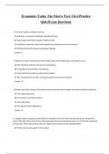 Economics Today The Macro View Ch.4 Practice  Quiz/Exam Questions