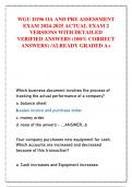 WGU D196 OA AND PRE ASSESSMENT EXAM 2024-2025 ACTUAL EXAM 2 VERSIONS WITH DETAILED VERIFIED ANSWERS (100% CORRECT ANSWERS) /ALREADY GRADED A+