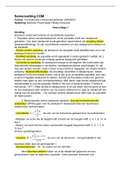 Hoorcollege aantekeningen Correlationele Onderzoeksmethoden (UvT)
