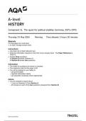 AQA History7042 1L question paper History A 23 May 2024