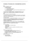 Samenvatting -  Science, Technology, Engineering and Mathematics 1 (L.20853)