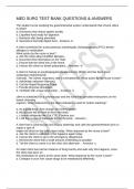 MED SURG TEST BANK QUESTIONS & ANSWERS