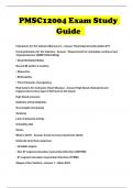 PMSC12004 Exam Study Guide 