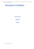 FIN3701_ EXAM PACK.