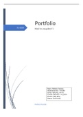 Portfolio kind in zorg deel 1, de beschouwing (compleet)