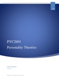 PYC2601_ Personality Theories_ EXAM STUDY PACK.