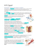 Samenvatting H19: sport, Nectar 6 vwo biologie flex Leerboek, ISBN: 9789001736026  Biologie