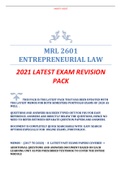 MRL2601_ ENTREPRENEURIAL LAW_ EXAM PACK  2021.