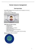 Samenvatting Human Resource Management HRM Erasmus Universiteit Rotterdam School of Management blok 5