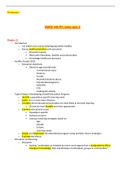  NURS 340 PH notes quiz 2 Latest