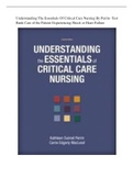 Understanding The Essentials Of Critical Care Nursing By Perrin -Test Bank Care of the Patient Experiencing Shock or Heart Failure