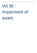 IAS 36 impairments 