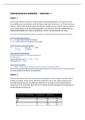 Statistiek oefententamen semester 7