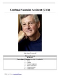 UNFOLDING Clinical Reasoning Case Study: Cerebral Vascular Accident (CVA) Patient: John Gates 59 yr old