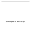 Samenvatting Politicologie (FSW)