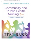 Test Bank Community and Public Health Nursing 3rd Edition DeMarco Walsh 