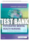 Test Bank - Varcarolis' Foundations of Psychiatric Mental Health Nursing (8th Edition)