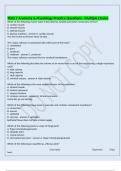 TEAS 7 Anatomy & Physiology Practice Questions - Multiple Choice