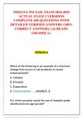 INDIANA PSI NAIL EXAM 2024-2025 ACTUAL EXAM 2 VERSIONS COMPLETE 450 QUESTIONS WITH DETAILED VERIFIED ANSWERS (100% CORRECT ANSWERS) /ALREADY GRADED A+