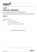 AQA GCSE English Language 8700 paper 1 INS EnglishLanguage  23May 2024