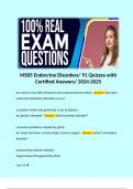 MS05 Endocrine Disorders/ 91 Quizzes with Certified Answers/ 2024-2025