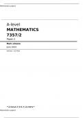 A-level MATHEMATICS 7357/2