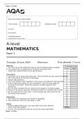 A-level MATHEMATICS Paper 3