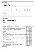 A-level MATHEMATICS Paper 2