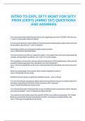 Intro to Expl Sfty Mgmt for Sfty Pros (Cert) (AMMO 107)Exam Questions & Answers