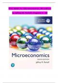 TEST BANK For Microeconomics Global Edition 9th Edition by Jeffrey M. Perloff, Verified Chapters 1 - 20, Complete Newest Version