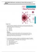 TEST BANK FOR Introductory Clinical Pharmacology 12th, North American Edition by Susan M Ford , ISBN: 9781975163730 Chapters 1-54 || Guide A+