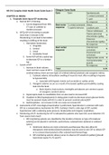 NR 341 - Exam 3 Complex Adult Health Study Guide. 