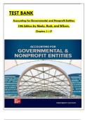 Accounting for Governmental and Nonprofit Entities 19th Edition TEST BANK by Neely & Reck, All Chapters 1 to 17 Covered, ISBN: 9781260809954  (100% Verified Edition)