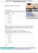 Test Bank- Bates' Guide To Physical Examination and History Taking 13th Edition by Lynn S. Bickley 2024/All chapters