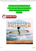 Test Bank for Psychological Science Seventh Edition by Elizabeth A. Phelps, Elliot Berkman & Michael Gazzaniga ISBN: 9780393884586 Newest Edition 2024 Pdf Instant Download 