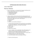 ATI Pharmacology Study Guide