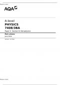 A-level PHYSICS 7408/3BA Paper 3	Section B	Astrophysics